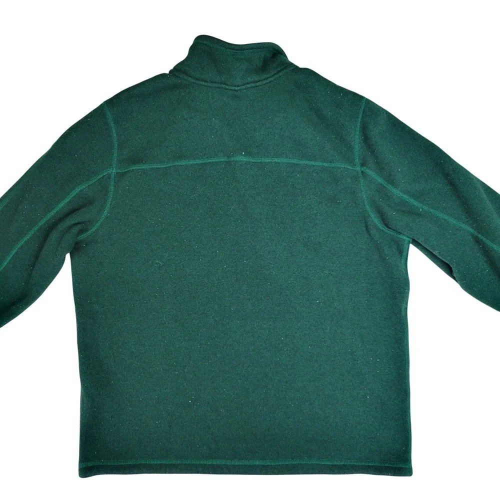 The North Face Gordon Lyons Men's XL Green‎ Fleece Half Zip Pullover Sweater